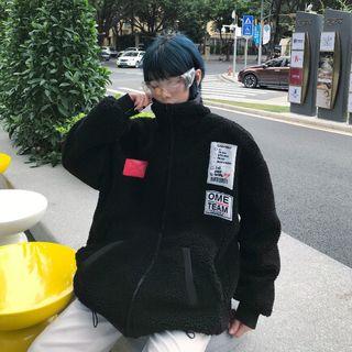 Applique Padded Jacket Black - One Size