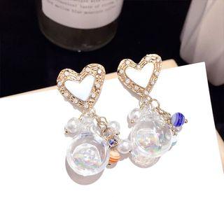 Bubble Ball Drop Earring 1 Pair - Gold - One Size