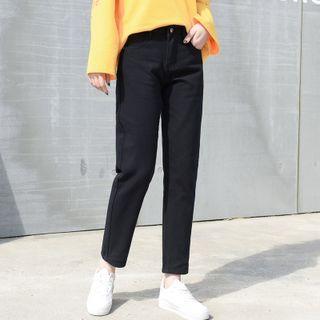 Straight Leg Crop Jeans