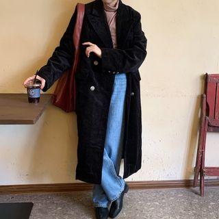 Plain Corduroy Coat