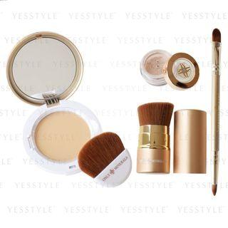 Only Minerals - Rich Moist Pressed Makeup Set (light Ocher) (limited Edition) 4 Pcs