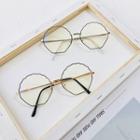 Scallop Metal Frame Eyeglasses