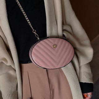 Chevron Quilted Crossbody Bag