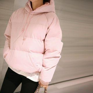 Padded Shell Pullover Short Jacket