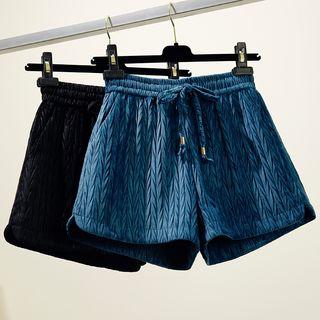 Corduroy Drawstring Shorts