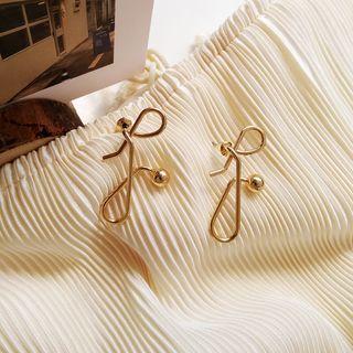 Irregular Alloy Earring Gold - Earring - 1 Pair - One Size