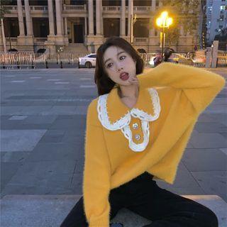 Collared Sweater Curcumin - One Size