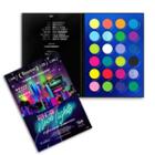 Rude - City Of Neon Lights - 24 Vibrant Pigment & Eyeshadow Palette 1pc