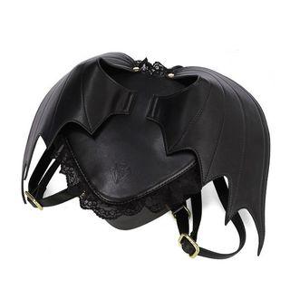 Faux Leather Bat Backpack