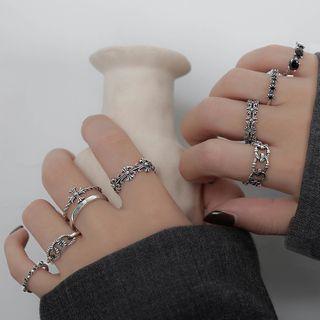 Chain Layered Open Ring
