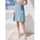 Zip-back Invert-pleat Skirt