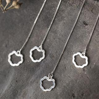 Cloud Shape 925 Sterling Silver Threader Earring