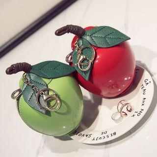 Faux-leather Apple Clutch