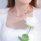 Color Block Bead Necklace / Ring
