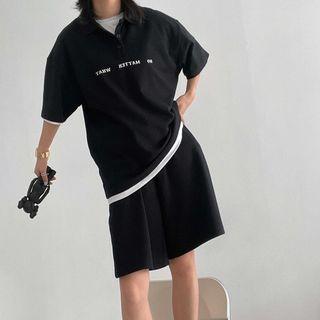 Set : Sports Polo Shirt + Shorts