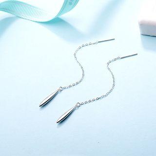 925 Sterling Silver Drop Earring 1 Pair - As Shown In Figure - One Size