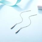 925 Sterling Silver Drop Earring 1 Pair - As Shown In Figure - One Size