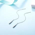 925 Sterling Silver Drop Earring 1 Pair - As Shown In Figure - One Size