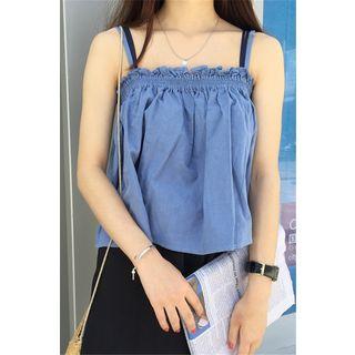 Denim Sleeveless Top