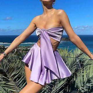 Set: Crop Tube Top + Pencil Skirt