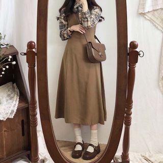 Shirt / Midi Overall Dress