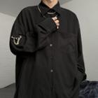 Safety Pin-accent Shirt