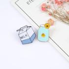 Milk / Lemon Water Alloy Brooch