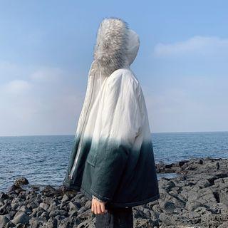 Ombre Hooded Parka