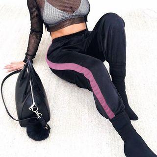 Color Block Track Pants