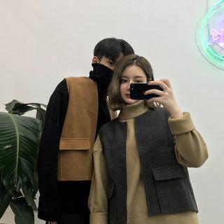 Couple Matching Plain Vest