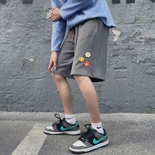 Floral Print Knit Shorts