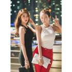 Sleeveless Slim-fit Top