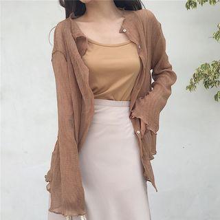Set: Light Chiffon Jacket + Camisole Top