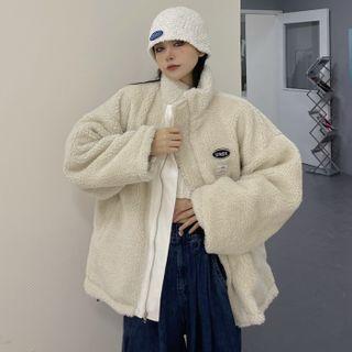 Embroidered Two-way Zip Jacket