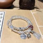 Tassel Alloy Bracelet Sl0619 - Silver - One Size
