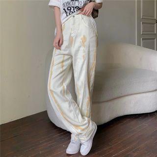 Tie-dyed Loose-fit Jeans