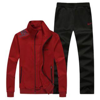Set: Matching Couple Zip Jacket + Sweatpants