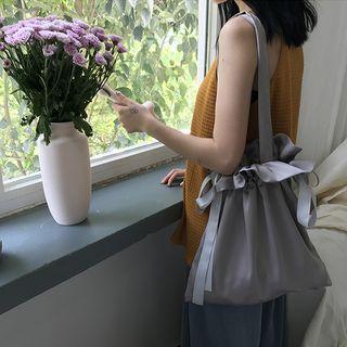 Plain Drawstring Shoulder Bag