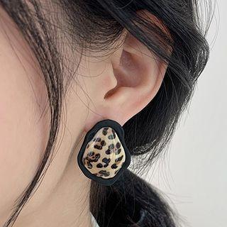 Animal Print Stud Earring