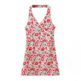 Halter Floral Dress