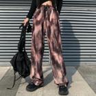 Couple Matching Tie-dye Wide-leg Pants