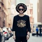Appliqu  3/4-sleeve T-shirt