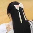 Print Bow Tassel Hair Clip Diy Embroidery Kit