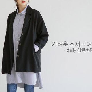 Loose-fit Single-breasted Blazer