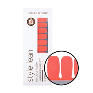 Nature Republic - Style:lean Real Nail Polish (#02 Hot Orange) 10pcs