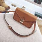 Cutout Belted Strap Cross Bag