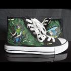 Warrior High-top Canvas Sneakers