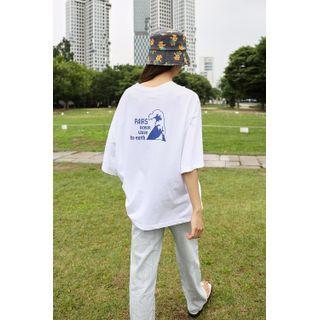 Ocean Illustrated Boxy T-shirt