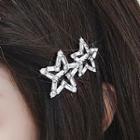 Star Hair Clip 1 Pc - Silver - One Size
