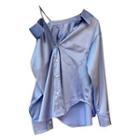 Cold-shoulder Pocket Detail Shirt